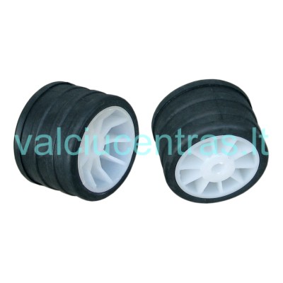 Valčių priekabų ratukas 80x104mm 